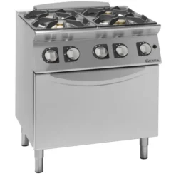 Fourneaux feux vifs gaz, 4 feux - 6 kW et 10 kW - four gaz - Giorik