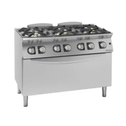 Fourneaux feux vifs gaz, 6 feux - 4 kW et 8 kW - four gaz - Giorik