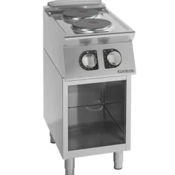 Fourneaux plaques électriques rondes, 2 feux, dessous ouvert - Giorik