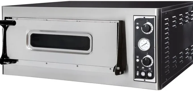 Four à pizza BASIC 4 - 1 chambre - 400V/4700W - 975x930x(H)413 mm - Hendi