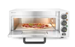 Four à pizza compact - Argent - 230V/2000W - 580x560x(H)275 mm - Hendi