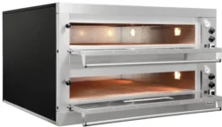 Four à Pizza Double Electrique Professionnel - 2 x 9 Pizzas - 24,0 kW - Bartscher