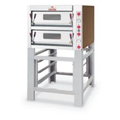 Four à Pizza Double Electrique Professionnel - Commandes Mécaniques 8 Pizzas - Italforni