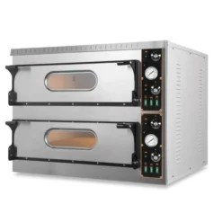 Four à Pizza Double Electrique - 12 Pizzas pour Pizzeria - TL Big idéal 18,0 kW - Resto Italia
