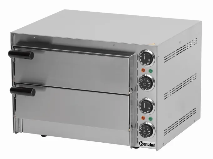 Four à Pizza Double Électrique Professionnel - Diamètre 35 cm - 2,7 kW - Bartscher