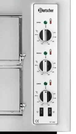 Four à Pizza Double Électrique 4 Pizzas Pro - NT 502 6,0 kW - Bartscher