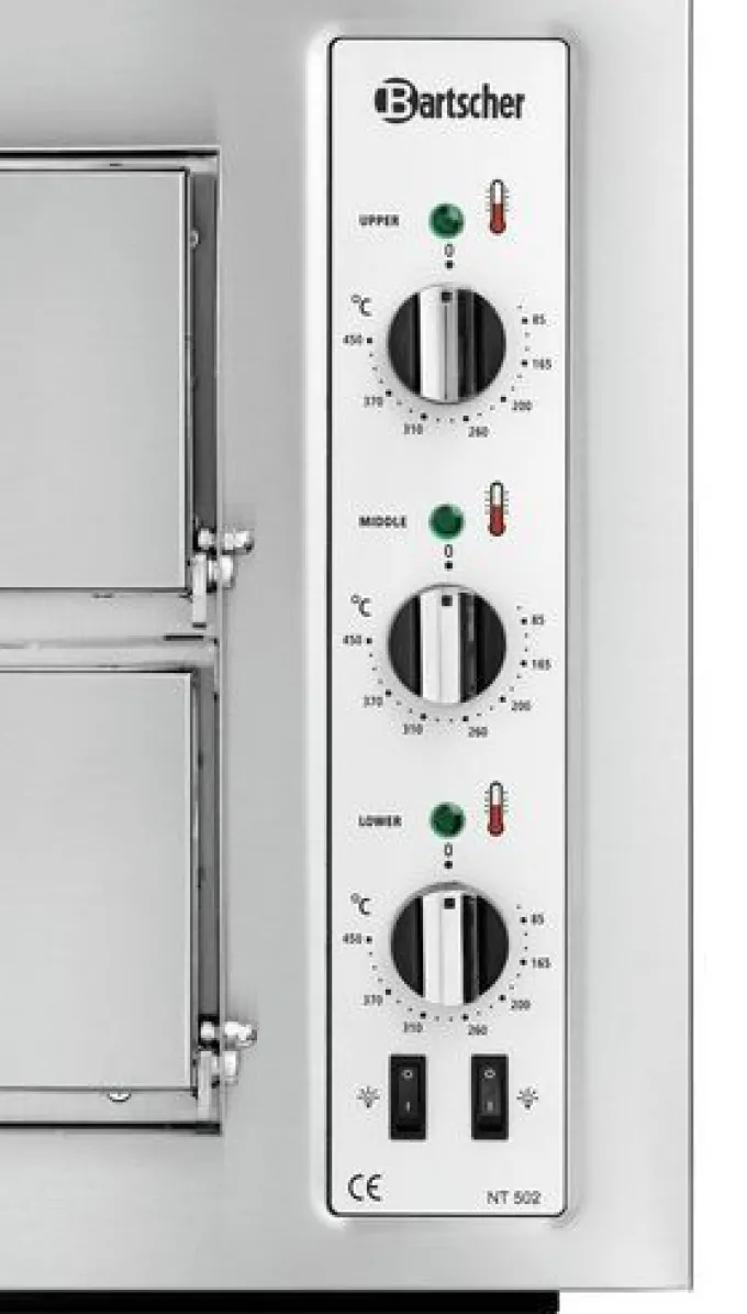 Four à Pizza Double Électrique 4 Pizzas Pro - NT 502 6,0 kW - Bartscher