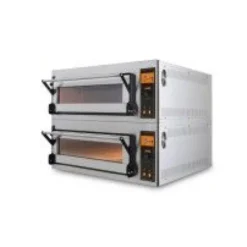 Four à pizza double électrique 2 x 4 pizzas - TR 13,8 kW - Resto Italia