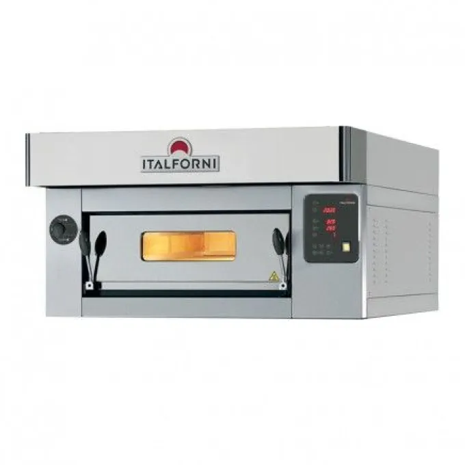 Four à Pizza Electrique Professionnel - 8 Pizza - Inox - ITALFORNI