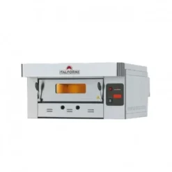 Four à Pizza Gaz - Finition Inox - 1 Chambre - 6 Pizzas - ITALFORNI