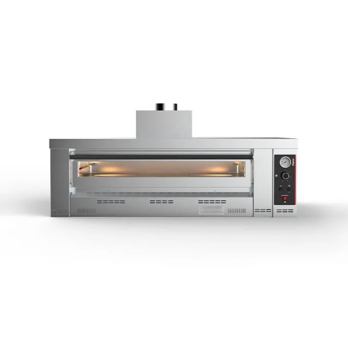 Four Pizza Gaz Professionnel FLAME 1 Chambre - 6 Pizzas 21 Kw - PizzaGroup