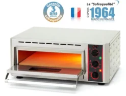Four à pizza électrique professionnel quartz infrarouge - 1 chambre - Sofraca