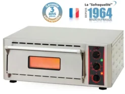Four à pizza électrique professionnel quartz infrarouge - 1 chambre - Sofraca