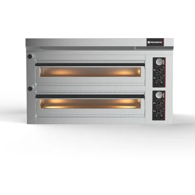 Four à Pizza Professionnel PYRALIS Commandes Mécaniques - 18 Pizzas 26.64 Kw - PizzaGroup