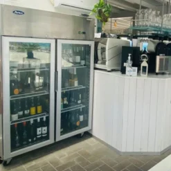Frigo Professionnel Vitré 2 Portes - 900 Litres - Atosa