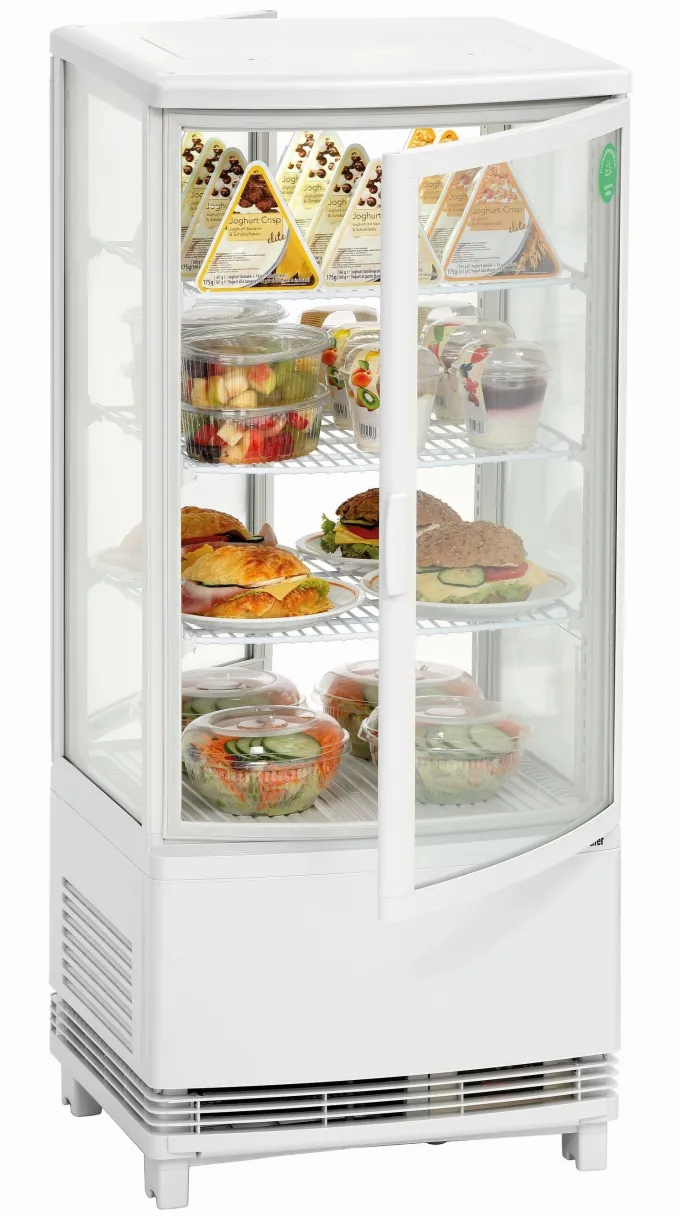 Frigo Vitrine à Poser - 86 Litres Blanc - Bartscher