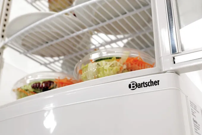 Frigo Vitrine à Poser - 86 Litres Blanc - Bartscher