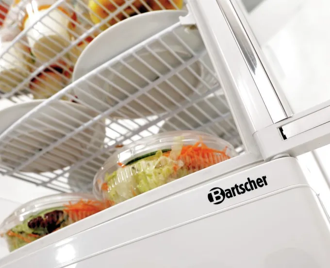 Frigo Vitrine à Poser - 86 Litres Blanc - Bartscher