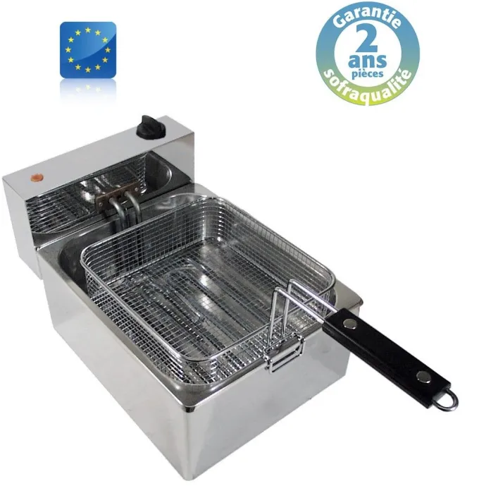 Friteuse à Beignets Électrique - 4L - Inox - Sofraca