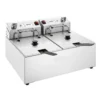 Friteuse Electrique Double avec Minuterie 2 x 5 Litres - Buffalo