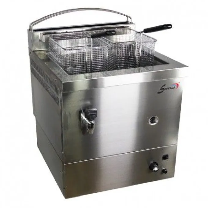Friteuse foraine gaz - spéciale surgelés - 10 Litres - Gaz Butane/Propane - Sofraca