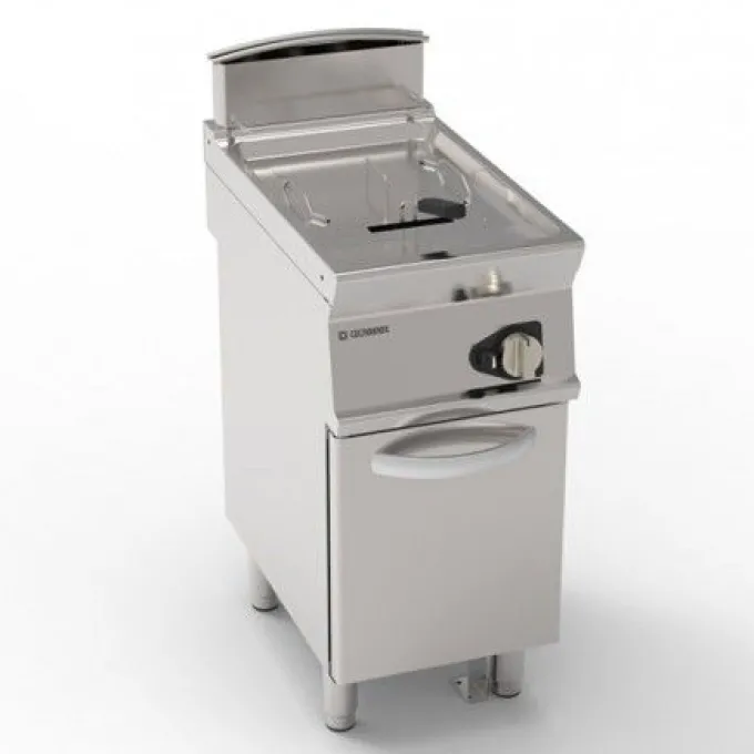 Friteuse Gaz avec Tuyères Traversant la Cuve - 13 Litres - Gamme 700 - Tecnoinox