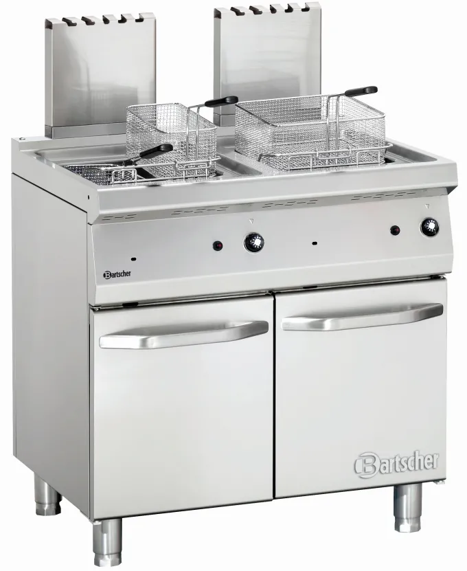 Friteuse à gaz - 700 mm - 2 x 23 Litres - 30 kW - Bartscher