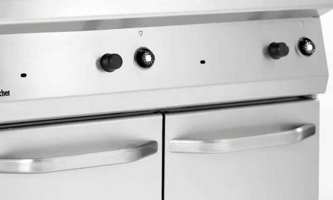 Friteuse à gaz - 700 mm - 2 x 23 Litres - 30 kW - Bartscher