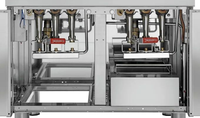 Friteuse à gaz - 700 mm - 2 x 23 Litres - 30 kW - Bartscher