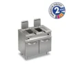 Friteuse à Gaz sur Meuble - 2 x 10 L - 2 x 9,5 kW - Baron
