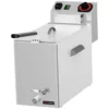 Friteuse électrique pour les poissons 0,43 kW/l, 8 l TOP avec robinet de vidange 230 V FE 08 V - Redfox