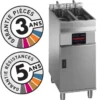 Friteuse électrique sur coffre - 2x 7-8 litres - Valentine - EVOC2200