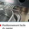 Friteuse électrique sur coffre - Super puissante - 9 Litres - Sofraca
