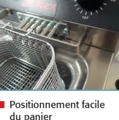 Friteuse électrique sur coffre - Super puissante - 9 Litres - Sofraca