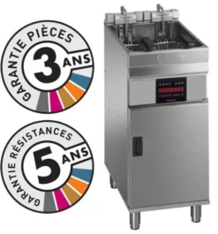 Friteuse électrique sur coffre - 15-18 litres - Valentine - EVOC400