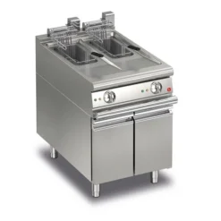 Friteuse électrique sur meuble - 2 x 10 L - 2 x 9 kW - P700 - Baron