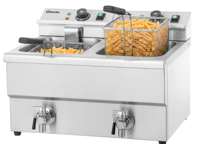 Friteuse à Poser Double IMBISS II - 2 x 8 Litres - Bartscher