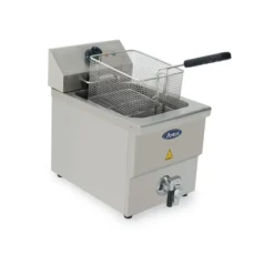 Friteuse à Poser en Inox avec Vidange 8 L - H 395 à 430 mm - Atosa