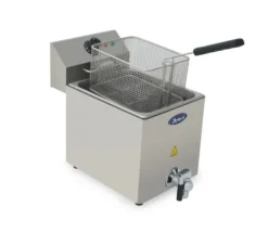 Friteuse à Poser en Inox avec Vidange 8 L - H 395 à 430 mm - Atosa
