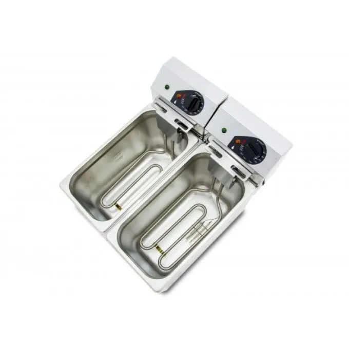 Friteuse Professionnelle Electrique Double EVOLUTION sans Robinet 4,4 kw - Arilex
