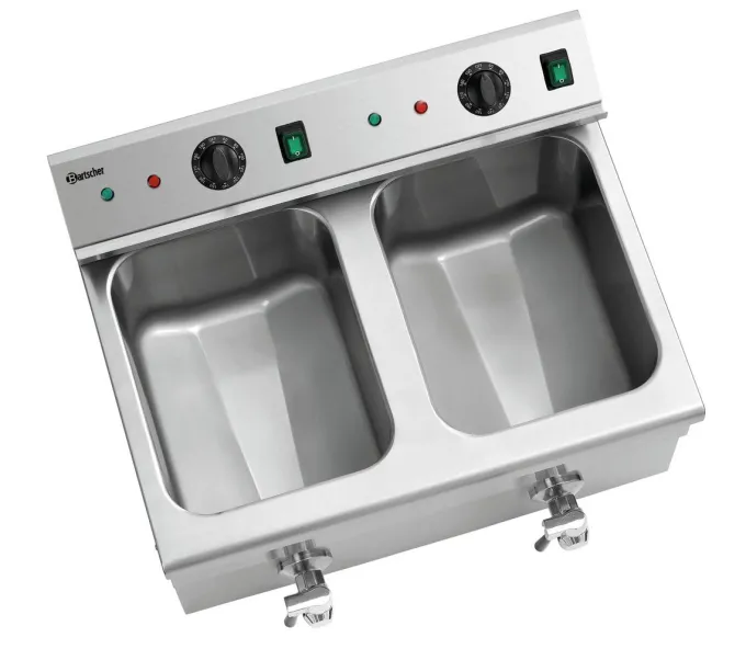 Friteuse Professionnelle à Induction 2 x 8 Litres - Bartscher