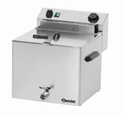 Friteuse professionnelle électrique - 10 Litres avec robinet de vidange - Bartscher