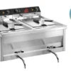 Friteuse professionnelle électrique à poser - Super puissante - 2 x 12 Litres - Sofraca
