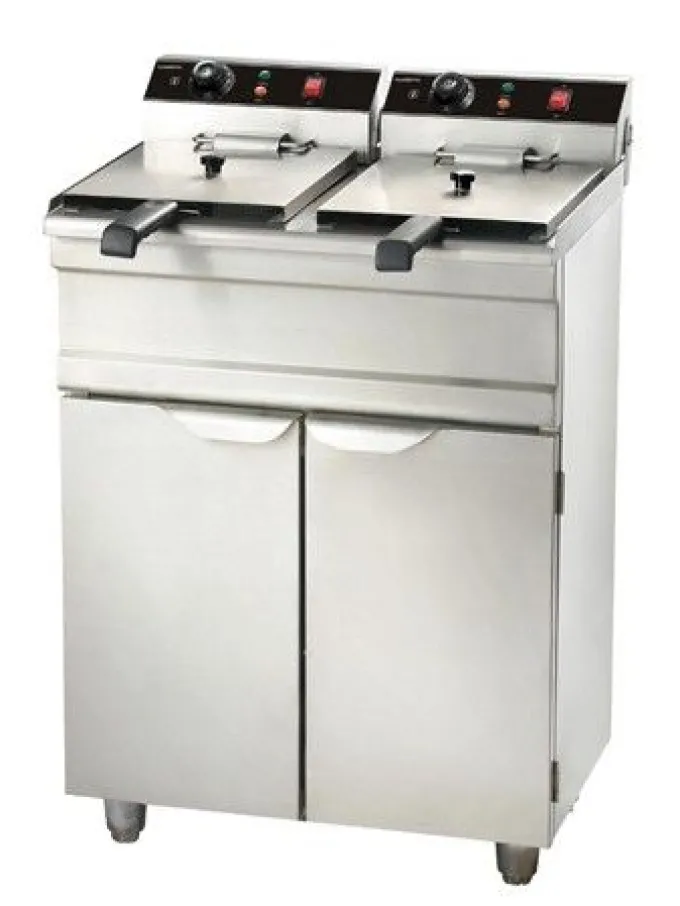 Friteuse professionnelle électrique - 2 x 9 litres - 2x 3,3 kW - Combisteel
