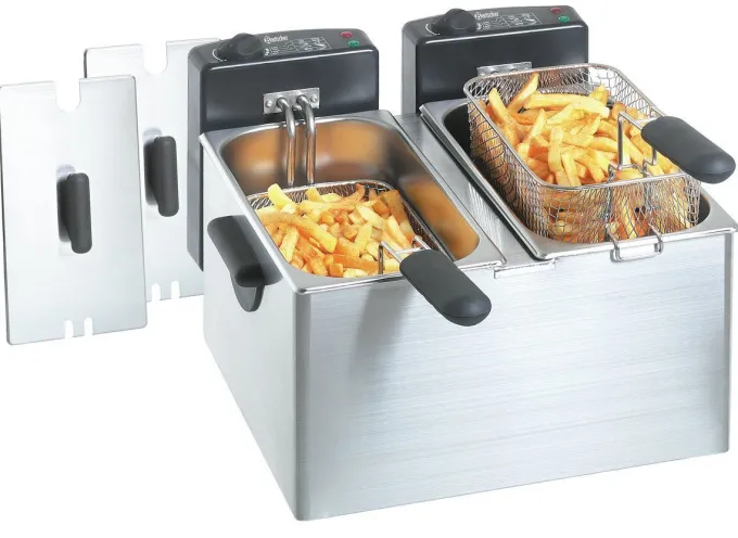 Friteuse professionnelle à poser mini II - 2 x 4 Litres - Bartscher