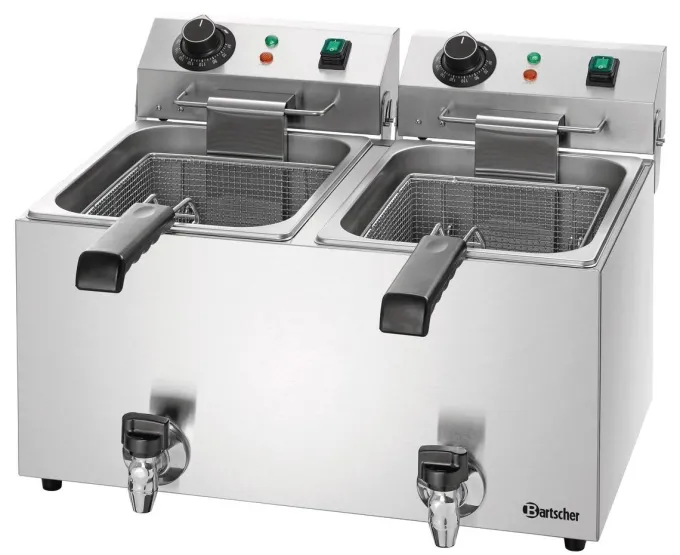 Friteuse Professionnelle Snack IV Plus - 2 x 5,5 Litres - Bartscher