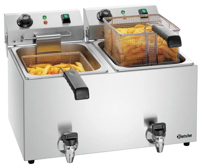 Friteuse Professionnelle Snack IV Plus - 2 x 5,5 Litres - Bartscher