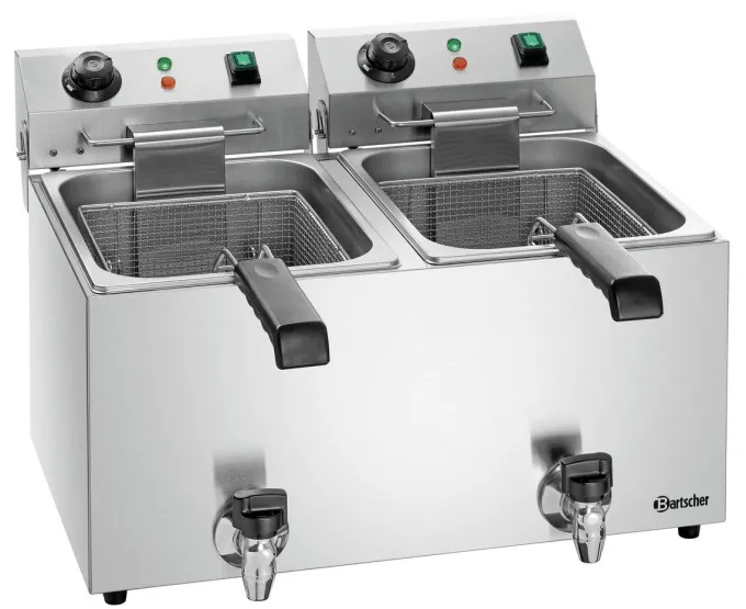 Friteuse Professionnelle Snack IV Plus - 2 x 5,5 Litres - Bartscher
