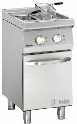 Friteuse Professionnelle - 2 x 9 Litres - 15 kW - sur Armoire - Bartscher