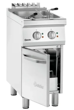 Friteuse Professionnelle - 2 x 9 Litres - 15 kW - sur Armoire - Bartscher